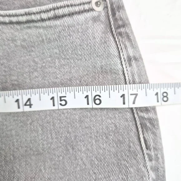 Abercrombie & Fitch Curve Love Jeans Size 28 Ultra High Rise 90's Straight Leg - Picture 6 of 8